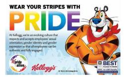 hot4hairy:  In 2014, Kellogg released this image supporting Pride