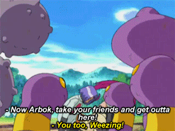 cacnea:  Arbok and Weezing officially leave Team Rocket after