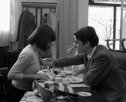 chanelbagsandcigarettedrags:  Masculin feminin, 1966