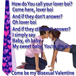 bisexual-community:  How do You call your lover-boi? Come here,