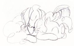 kitsclop:   Let’s start out with some cute snoozing ponies.