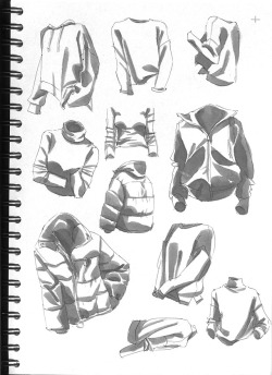 anna-cattish:  Pssst! Clothes & Folds Study Sketchbook (24