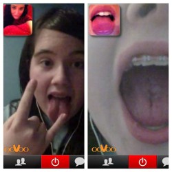 Totally normal siblings 👭 #oovoo #rockon #straightteeth #sistaaaaz