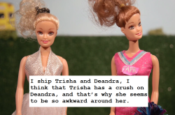 tmpgis-headcanons:  A headcanon about the Deandra and Trisha