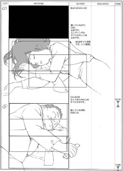 comics-and-things:Satoshi Kon’s Paranoia Agent end credit storyboards.