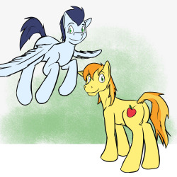 Boy Ponies - Soarin and Braeburn