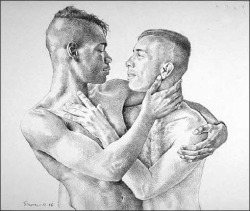 Douglas Simonson This Moment - 1996 Pencil on paper