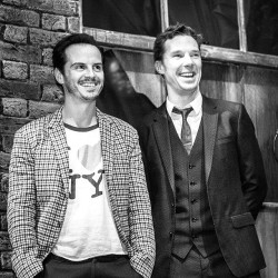 andrewscottt:  Andrew Scott & Benedict Cumberbatch at the
