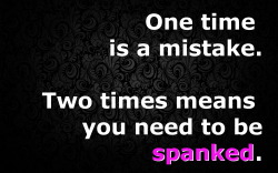 Need a Spank and want a Dom
