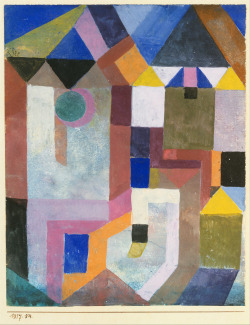 kafkasapartment:  Colorful Architecture, 1917. Paul Klee. Gouache