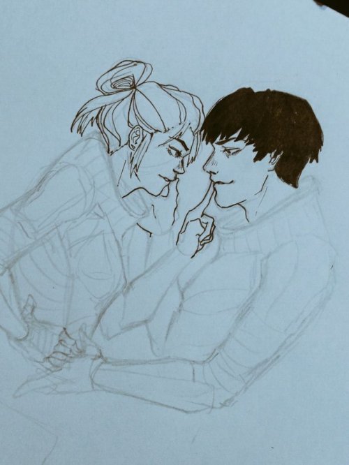 Doods♡ Also an unfinished valerian thing, gosh those two are sooo like Ren and Ran ♡♡♡♡