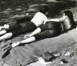 beatnikdaddio: Two Women Lying on the Grass, Washington Square