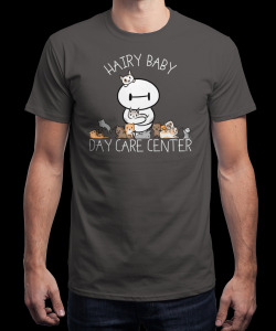qwertee:  “Hairy Baby Day Care Center” is today’s tee on