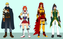 funblade:  xuunies:  HERE THEY ARE FINALLY the future au JNPR
