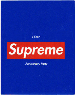 nosleepbooknyc: Supreme 1st Year Anniversary - June 24, 1995