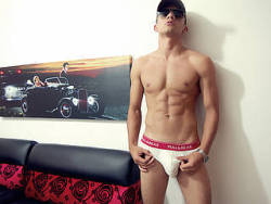 Check out those abs on this hot gay Latin boy Kylee S come watch
