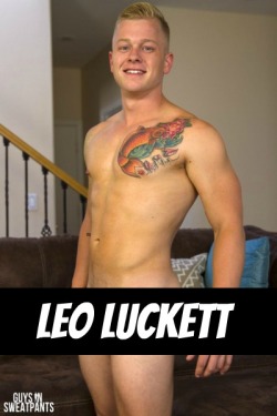 LEO LUCKETT at GuysInSweatpants  CLICK THIS TEXT to see the NSFW