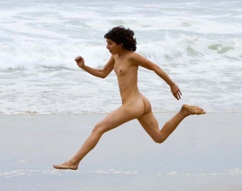 nakedthoughtfortoday:  I moved to a house on the beach so I could run naked every morning.  That’s who I am.