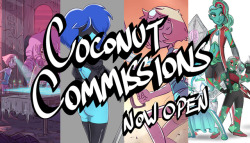 Commissions are finally open again! I have 5 new slots available,