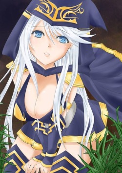 sexybossbabes:  Sexy and Sweet ASHE <3 (picture-source: lolhentai.net)