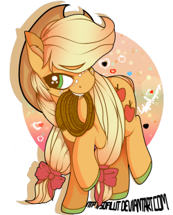 elrincondelpony:Applejack. by sofilut^w^