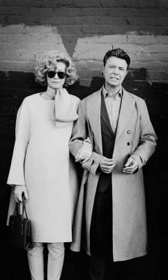 child-of-ziggy:  David Bowie and Tilda Swinton, photographed