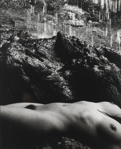 gacougnol:  Lucien Clergue Nu à la Cascade 1970’s 