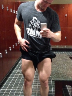 Legs are starting to cut up more. I even see some vascularity