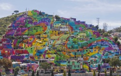 guardian:  Mexico’s largest mural brightens up town | See full