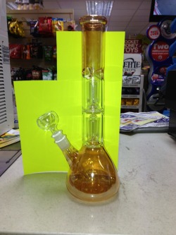 My new double percolated bong