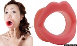 makemedum:  How fucking cool is this?! Perfect for keeping that stupid mouth open, drooling and ready for cock! With the added bonus of making you look truly idiotic. I want one so bad!!!  I love this. Lulu, I&rsquo;ll buy you one :)