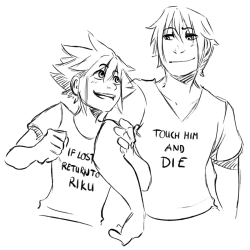 artofvio:  “Riku, it doesn’t work that way.” -