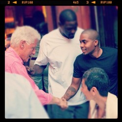 thehip-hop10:  Bill Clinton telling Nas how much he loves Illmatic