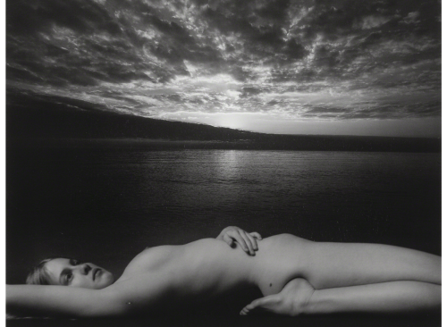 wtxch:  Jerry Uelsmann (American, b. 1934) Nude and Sky, 1980