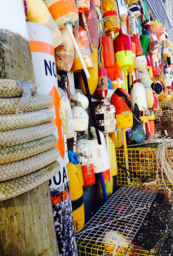 seersuckered-splendor:Buoys and Block Island