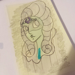 whatjamesdrawws:  A quick Nacre sketch for the Mother of Pearl