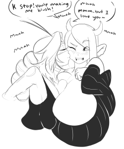 bewbchan:  moo robutt loving otp ;w; 