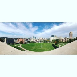 Downtown KC. View from the WWI memorial ✨     #downtown #kansascity