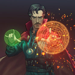 extraordinarycomics:  Doctor Strange by BryanValenza. 