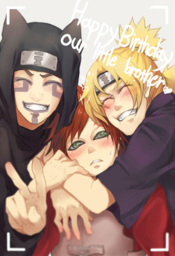 iirehtalasse:  19/1 Happy birthday Gaara! gaara is first male