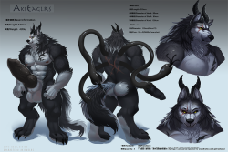 xuan-sirius:  A ref sheet commission to AkiEaglrs [ http://www.furaffinity.net/view/21018121/ ]