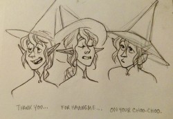 haverkampink:Some sweet, simple Taako faces. Murder on the Rockport