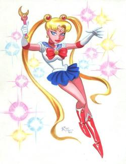 cooketimm:    Sailor Moon by Bruce Timm  