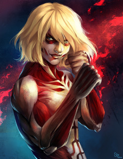 steftastan:  Female Titan from Shingeki no Kyojin I love her!