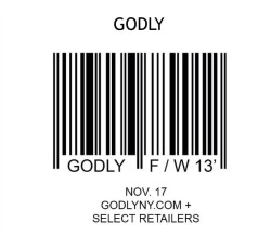 greekgod:  NOVEMBER 17 SHOP GODLYNY.COM 