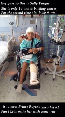 blk-waterkids:  Please help Sally’s dream come true. Reblog