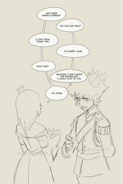 chachacharlieco:  Sora: Hey Riku, can you help me pick some flowers