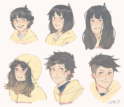 ammeja:  I feel like himawari would try out different hairstyles