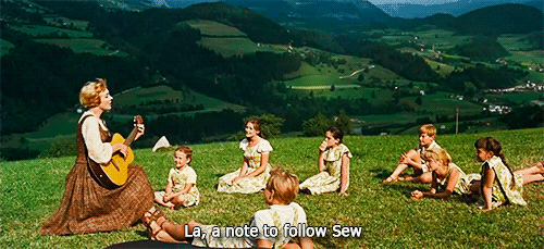 abbygubler:ohrobbybaby:The Sound of Music (1965)tumblr fucked me up so bad i kept expecting something ridiculous to happen at the end like a still of her telling the kids to go fuck themselves smh