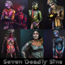 scatclub:  brandonmcgill:  Seven Deadly Sins by Brandon McGill.